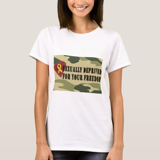 あなたの自由のために性的に奪い取られて Tシャツ (正面)