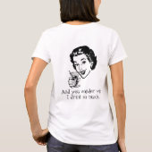 あなたの自由のために性的に奪い取られて Tシャツ (裏面)