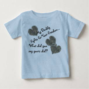 あなたの自由のための私のお父さんの戦い ベビーTシャツ