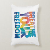 あなたの自由を呼吸する アクセントクッション (正面(垂直))