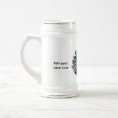 あなたの自身の紋章付き外衣が付いている中世マグ ビールジョッキ (左)