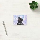 あなたの自身の黒いパグの貢献者犬をカスタマイズ ポストイット (オフィス)
