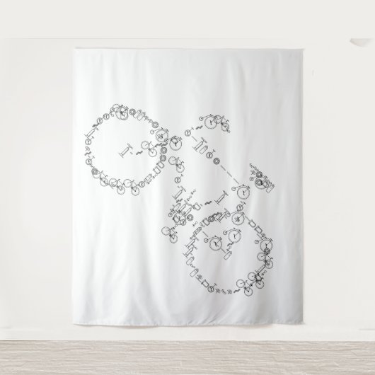 あなたの自転車のタペストリー タペストリー (正面)