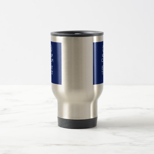 あなたの航海の保ち、平静を編集します文字を個人化して下さい トラベルマグ (中央)