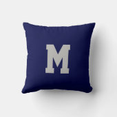 あなたの色および文字のカスタムなホッケーの枕 クッション (裏面)