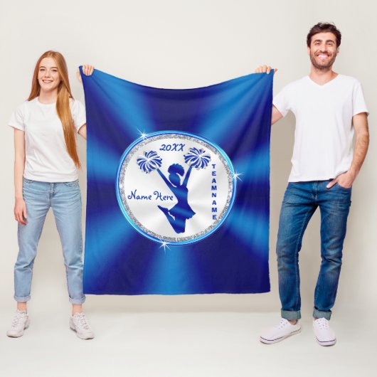 あなたの色のパーソナライズなチアリーティング毛布 フリースブランケット (インサイチュ)