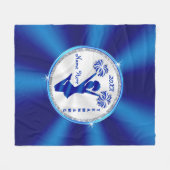 あなたの色のパーソナライズなチアリーティング毛布 フリースブランケット (正面(横))