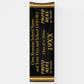 あなたの色のパーソナライズな同窓会の旗 横断幕 (縦)