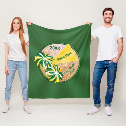 あなたの色のパーソナライズな年長の応援のギフト フリースブランケット (インサイチュ)