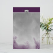 あなたの色のモノグラムの罰金によって並べられる文房具を選んで下さい 便箋 (スタンド正面)