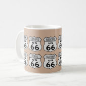 あなたの色のルート66の州 コーヒーマグカップ (正面左)