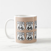 あなたの色のルート66の州 コーヒーマグカップ (左)