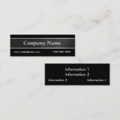 あなたの色の専門の小企業カードを選んで下さい スキニー名刺 (正面/裏面)