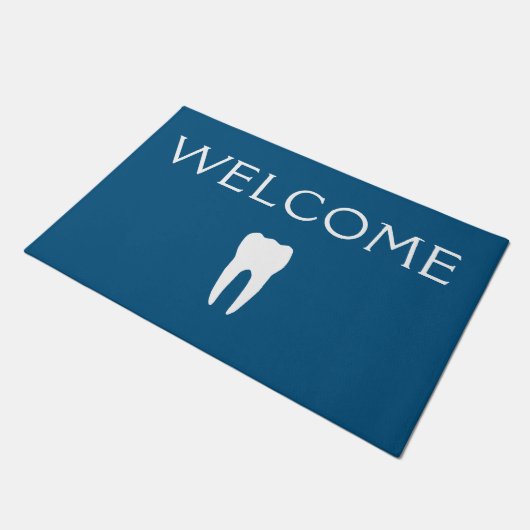 あなたの色の歯の玄関マットを選んで下さい ドアマット (アングル)