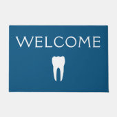 あなたの色の歯の玄関マットを選んで下さい ドアマット (正面)