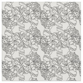 あなたの色を着色します私をラインBW1加えて下さい ファブリック