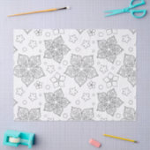 あなたの色を選択しますフローラルパターン 薄葉紙 (クラフト)