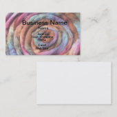 あなたの色繊維の名刺を示して下さい 名刺 (正面/裏面)