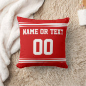 あなたの色、名前および数を用いるスポーツの枕 クッション (ブランケット)
