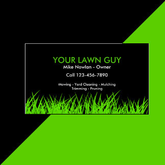 あなたの芝生の男 名刺