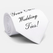 あなたの花婿の付添人のためのあなた自身の結婚式のタイを作成して下さい ネクタイ (ロール)