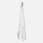 あなたの花婿の付添人のためのあなた自身の結婚式のタイを作成して下さい ネクタイ (裏面)