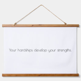 あなたの苦難の木材の上の壁のタペストリー 吊り下げ型タペストリー