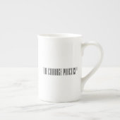 あなたの茶との喜びを選んで下さい ボーンチャイナマグカップ (右)