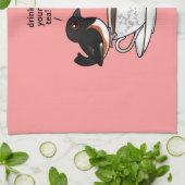 あなたの茶を飲んで下さい! キッチンタオル (折り畳み)