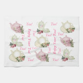 あなたの茶ティーポットのふきんを楽しんで下さい キッチンタオル (横)