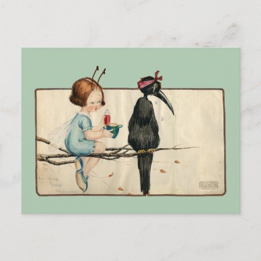 あなたの薬を取って下さい ポストカード (正面)