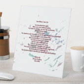 あなたの血液、あなたの生命25センチx 30センチ台座のサイン 台座サイン (インサイチュ)