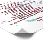 あなたの血、あなたの人生15センチx 15センチの価値のポスター ポスター (角)