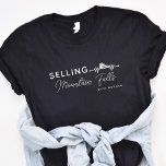 あなたの街のハートビートエステート実在エージェントの販売 Tシャツ<br><div class="desc">このおもしろいデザインはパーソナライズされた、お客様の名前と場所で使用できる。</div>