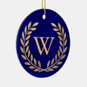 あなたの装飾的なモノグラムを作成して下さい セラミックオーナメント (右)