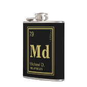 あなたの要素! カスタムなイニシャルの周期表 フラスク (左)