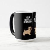 あなたの規則的な祖母を私に赤毛のおばあちゃんパグ モーフィングマグカップ (正面左)