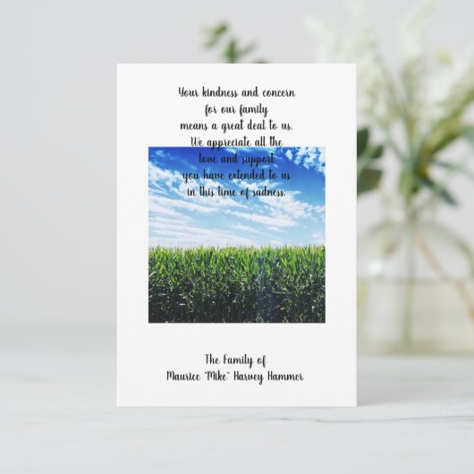 あなたの親切さをありがとう サンキューカード (スタンド正面)