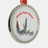 あなたの角 – 銀色の丸い装飾を磨く。 メタルオーナメント (右)