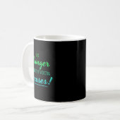 あなたの言い訳のインスピラよりも強くやる気を起こさせるなる コーヒーマグカップ (正面左)