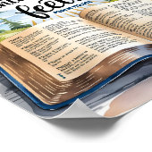 あなたの言葉はランプ 聖書の幼児期の壁画 ポスター (角)