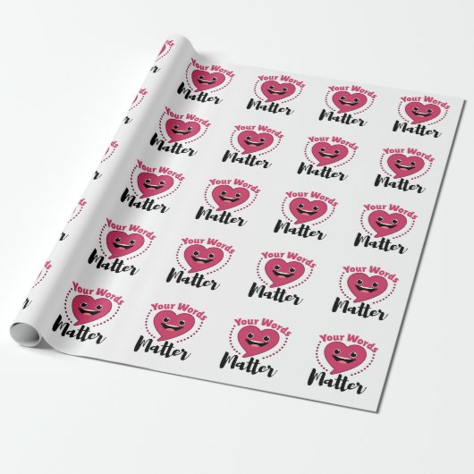 あなたの言葉は問題SLP言語病理学 ラッピングペーパー (アンロールド)