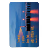 あなたの言葉は軽い詩篇である119:105聖書の聖句 マグネット (縦)