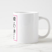 あなたの言葉を立ち上げるやる気を起こさせる引用文専門マグカップ ジャンボコーヒーマグカップ (右)