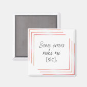 あなたの言語の恋人のためのシックお気に入りのマグネット マグネット (正面/裏面)