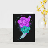 あなたの話はまだ終わっていないセミコロン自殺のpreven カード (黄色い花)