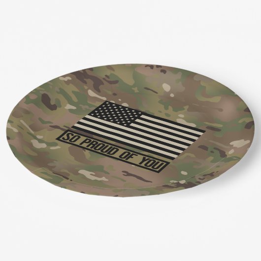 あなたの誇りを持ったな軍隊-そう ペーパープレート (アングル)