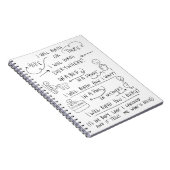 あなたの誕生あなたの方法螺線形ノート ノートブック (右側)