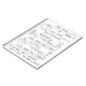 あなたの誕生あなたの方法螺線形ノート ノートブック (左側)