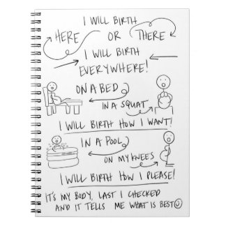 あなたの誕生あなたの方法螺線形ノート ノートブック